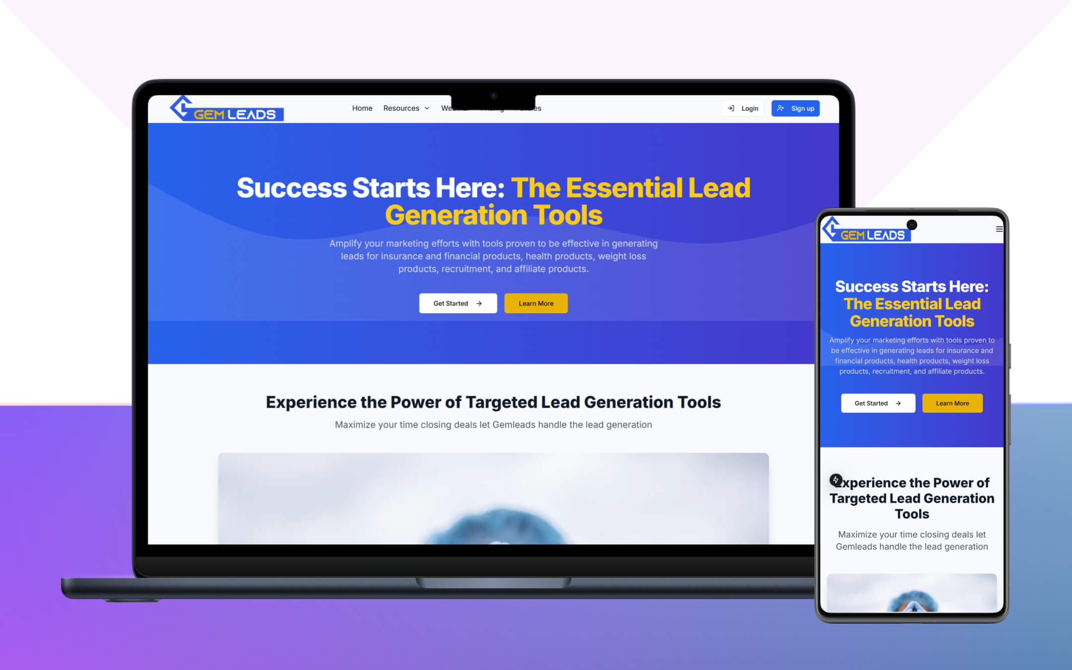 Gemleads - Lead Generation Platform
